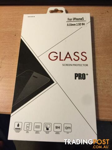 iPhone 5 5s Apple tempered Glass screen protector /PRO+