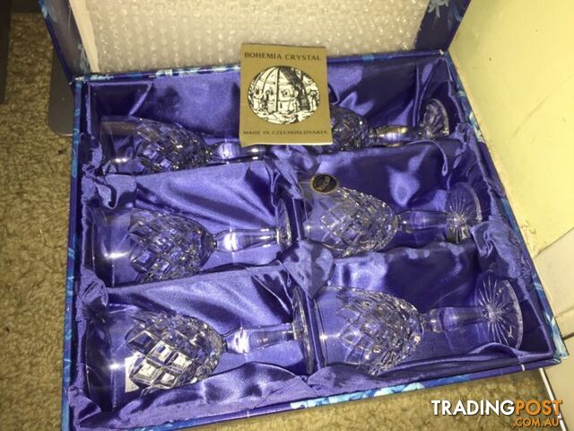 Luxury Bohemian Czech LEAD Crystal / Czechoslovakia / 26Pb0 - photo 2 of 10
