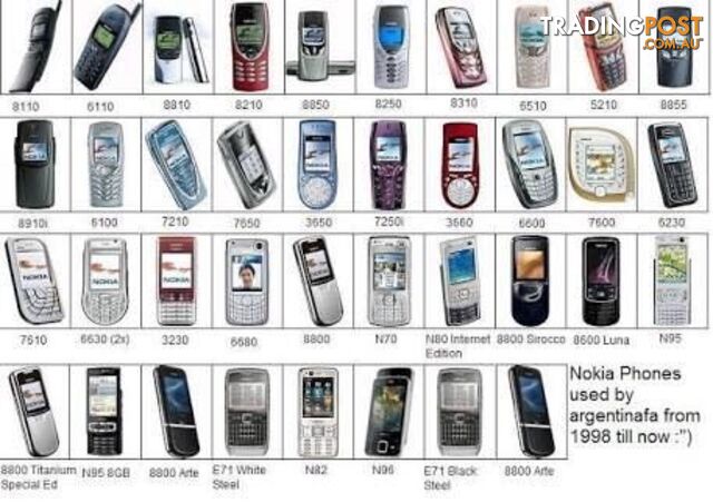 NOKIA PHONES? Please help me with my MOBILE collection. ANYONE? - photo 2 of 7