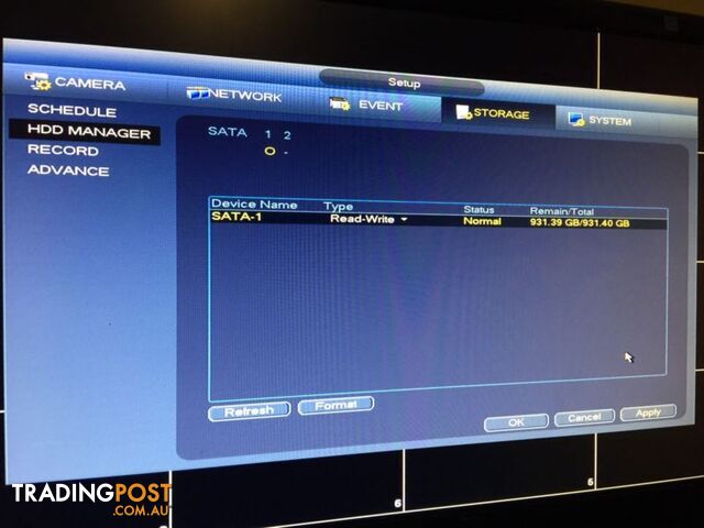 Security NVR/DVR 8 Chanel 1TB Recorder / Network / POE IP CAMERA - photo 2 of 10