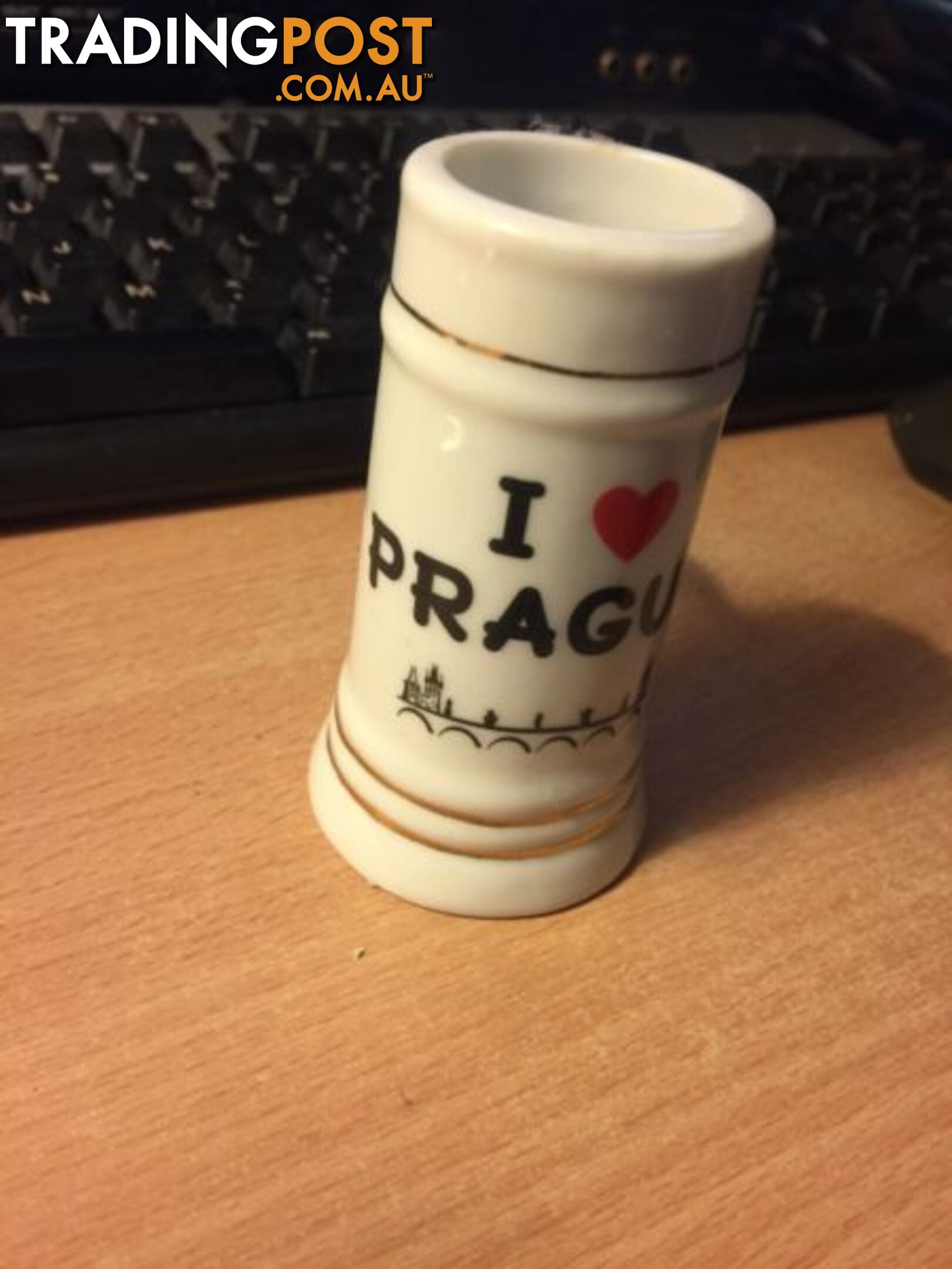 I <3 Prague Mug / ceramic / souvenir / shot glass NEW