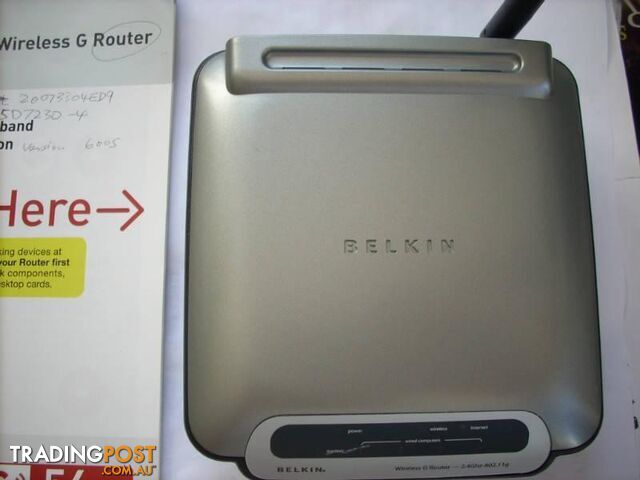 Belkin Wireless G Router - photo 2 of 2