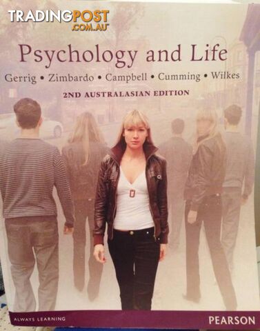PSYCHOLOGY & LIFE 2nd Australasian Edn by Gerrig et al.