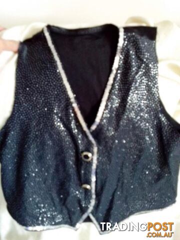 BLACK GLITTER VEST-Child - photo 4 of 7