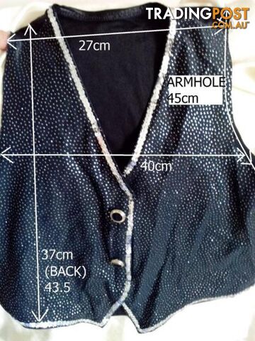 BLACK GLITTER VEST-Child - photo 3 of 7