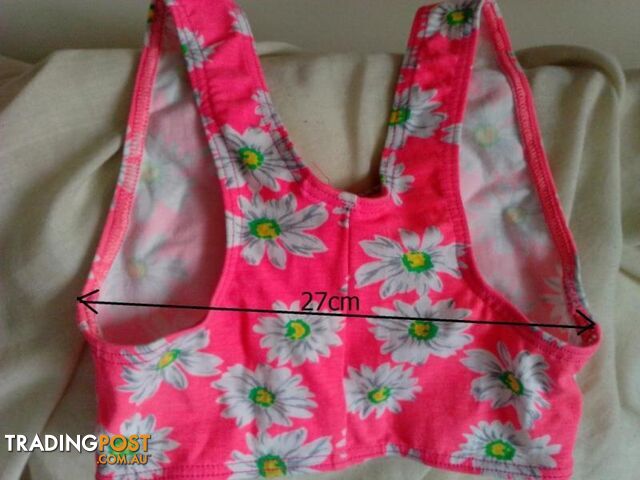 DANCE COSTUME-FLUORO FLORAL PINK SET - photo 5 of 7