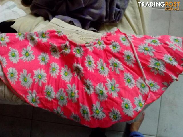 DANCE COSTUME-FLUORO FLORAL PINK SET - photo 2 of 7