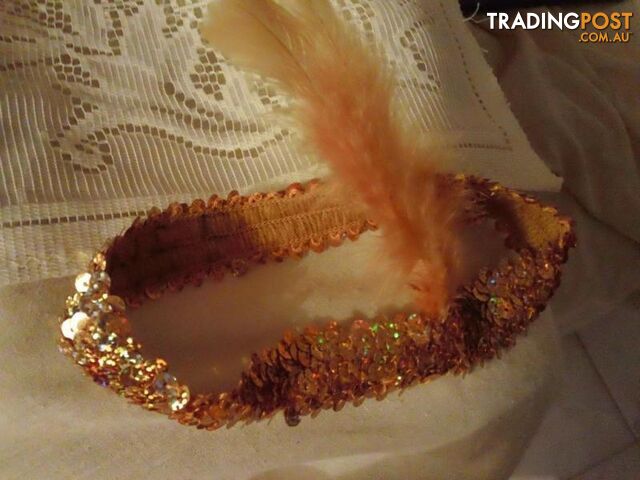 FLAPPER GOLD TASSLED DRESS-Child