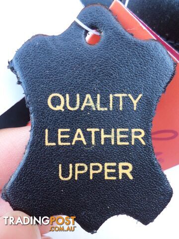 GROSBY BLACK LEATHER LACED SCHOOL/WORK SHOES - photo 4 of 4
