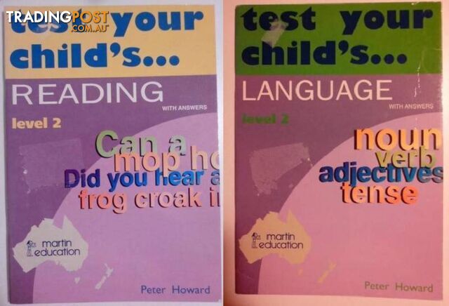 TEST YOUR CHILD'S LANGUAGE/READING WORKBOOKS