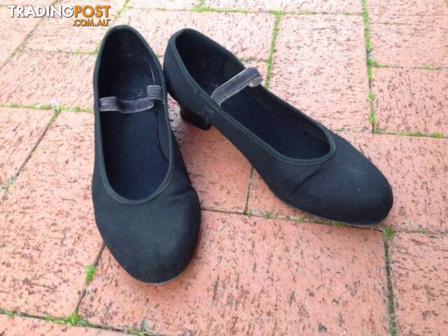 CANVAS CHARACTER CUBAN DANCE SHOES-Black - photo 5 of 5
