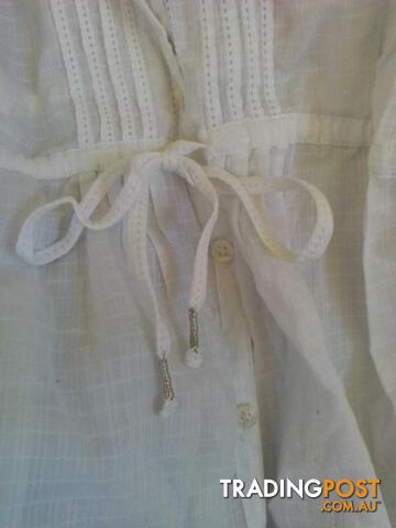 LADIES' L/S WHITE BLOUSE-Abercombie & Fitch New York - photo 3 of 4