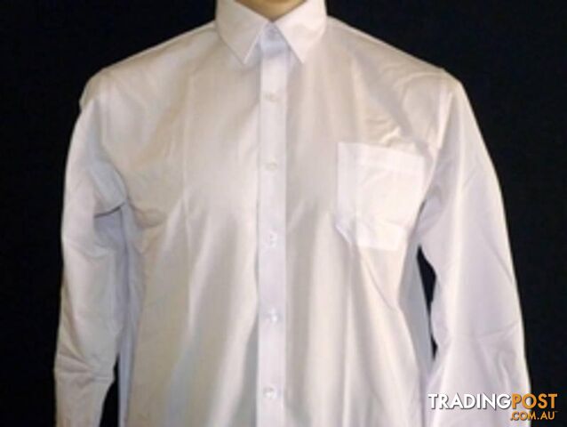 WHITE COLLARED LONG SLEEVES SHIRTS
