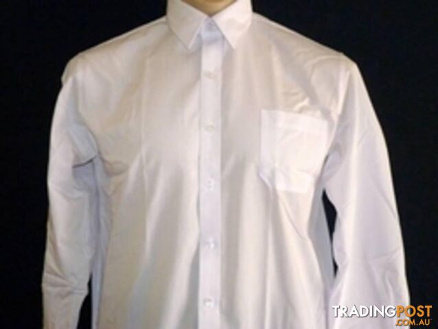 WHITE COLLARED LONG SLEEVES SHIRTS