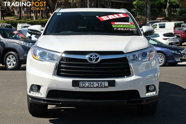 2016 TOYOTA KLUGER GXL (4X2) GSU50R SUV