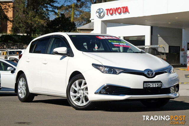 2016 TOYOTA COROLLA ASCENT SPORT ZRE182R MY15 HATCHBACK