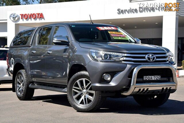 2017 TOYOTA HILUX SR5 4X4 DUAL CAB UTILITY