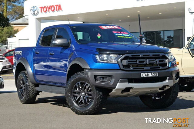 2019 FORD RANGER RAPTOR 2.0 (4X4) PX MKIII MY19 DOUBLE CAB PICK UP