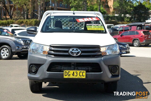 2017 TOYOTA HILUX WORKMATE TGN121R MY17 CAB CHASSIS