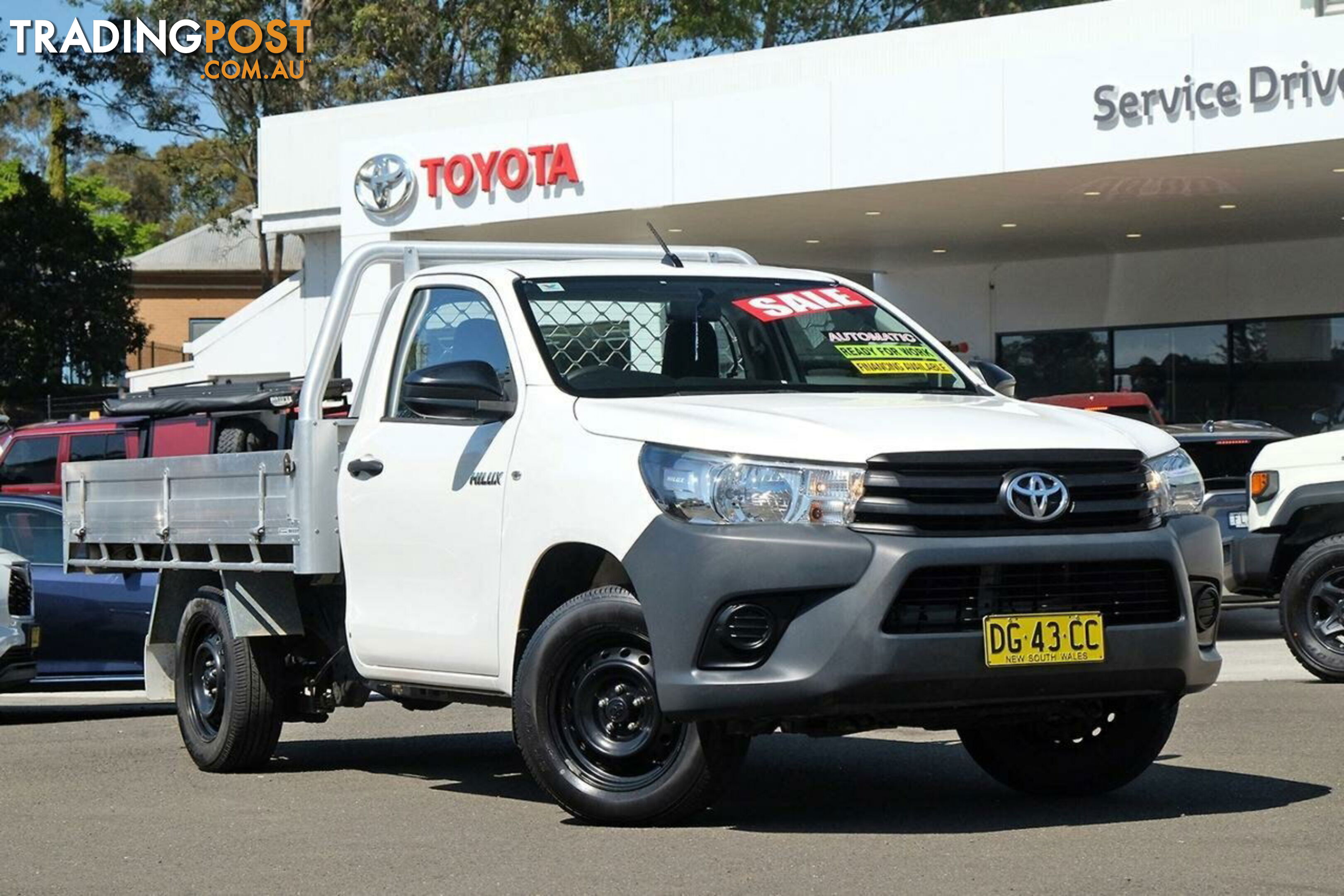 2017 TOYOTA HILUX WORKMATE TGN121R MY17 CAB CHASSIS