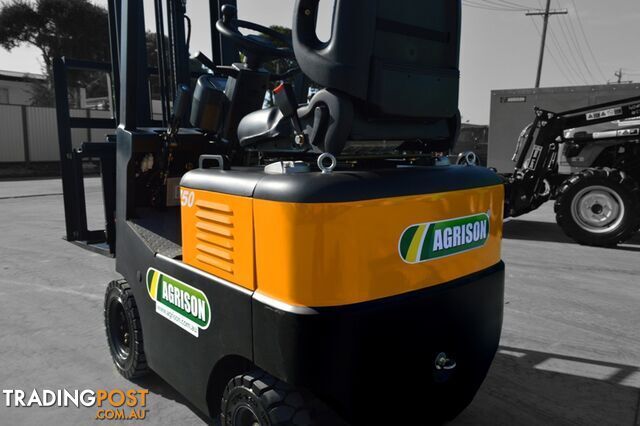 Brand New 2021 Electric Seated 1.1Tonne Forklift - 4 Solid Tyres - 2 Stage Mast!! - photo 2 of 18