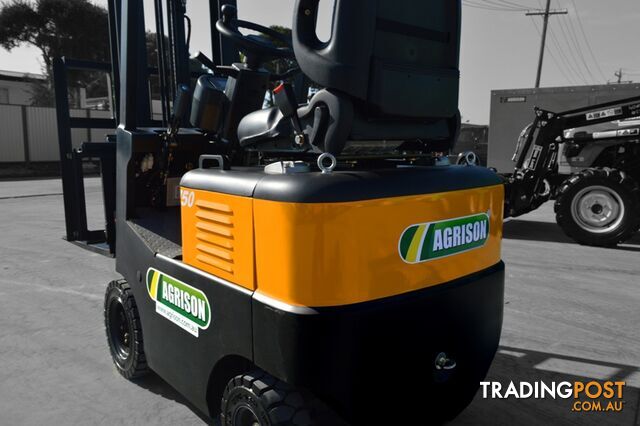 Brand New 2021 Electric Seated 1.1Tonne Forklift - 4 Solid Tyres - 2 Stage Mast!! - photo 2 of 19