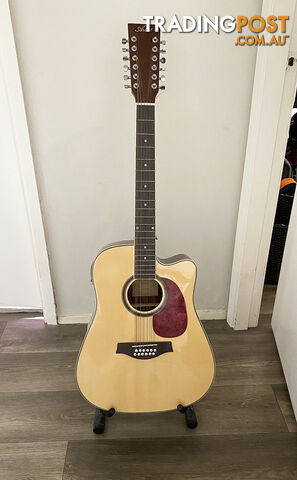 Artist LSP12CEQNT 12 String Acoustic Guitar with EQ