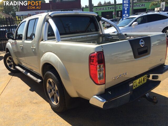 2011 NISSAN NAVARA ST (4x4) D40 DUAL CAB P/UP