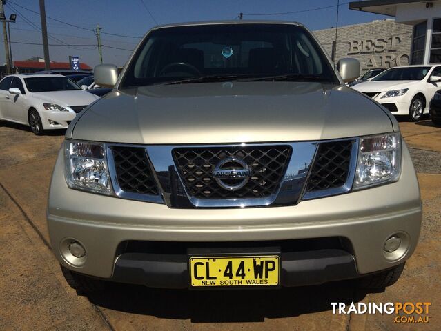 2011 NISSAN NAVARA ST (4x4) D40 DUAL CAB P/UP