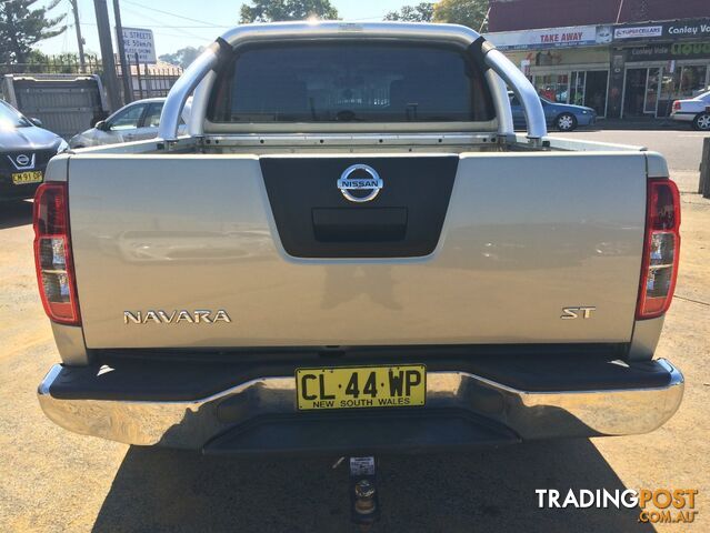 2011 NISSAN NAVARA ST (4x4) D40 DUAL CAB P/UP