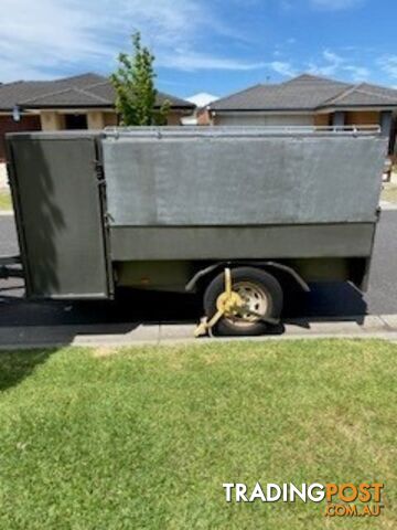 SINGLE AXLE 7 X 5 LAWN MOWER TRAILER/GARDEN TRAILER