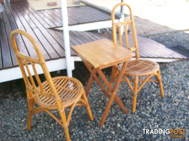 SPECIAL........  ONE OFF   ...  HIGHBACK CHAIRS  2  + TABLE ...  NO OFFERS  ..  YOUNG