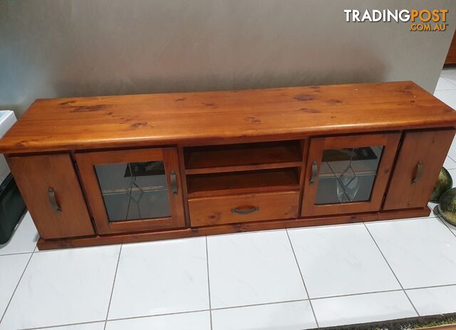 SETTLERS TV UNIT & SETTLERS COFFEE TABLE WITH 2 DRAWS ON ONE SIDE