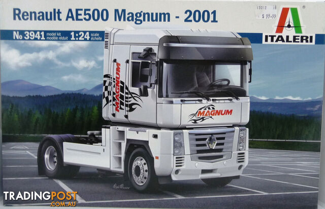 ITALERI RENAULT AE500 MAGNUM 2001 1:24 SCALE PLASTIC MODEL KIT