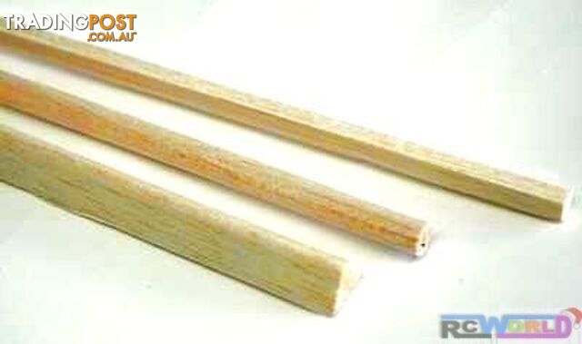 BALSAWOOD SQUARE 3/8' 9.5X914MM ORANGE