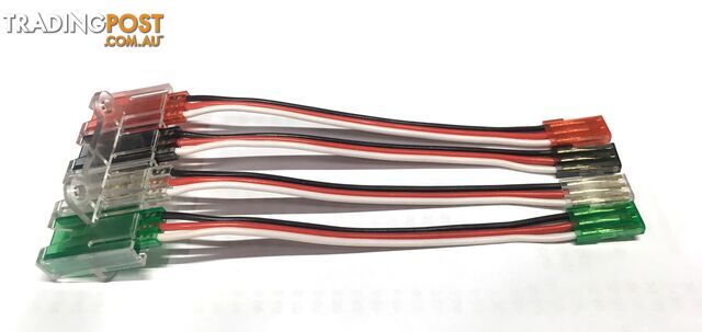 TY1 EXTENSION LEAD 4X 100MM + HOLDER 1 EACH COLOR TY40701 - TY1