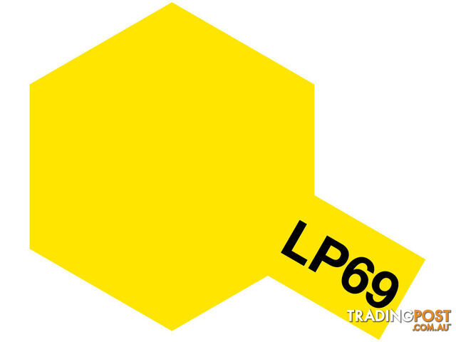 LP-69 TAMIYA LACQUER PAINT CLEAR YELLOW 10ml - TAMIYA PAINTS & Accessories