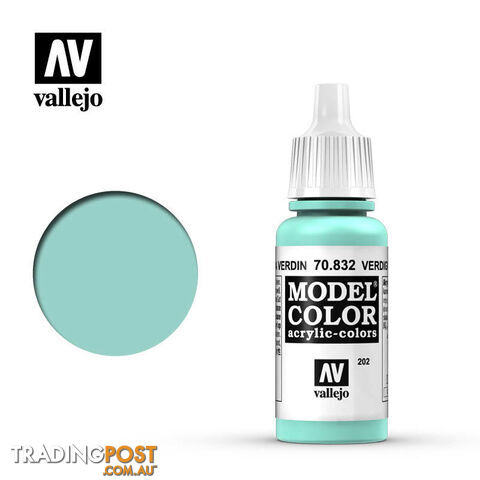 VALLEJO MODEL COLOR VERDIGRIS GLAZE17M AV70832 - VALLEJO