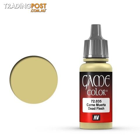 VALLEJO GAME 72035 Color Dead Flesh 17ml Acrylic Paint
