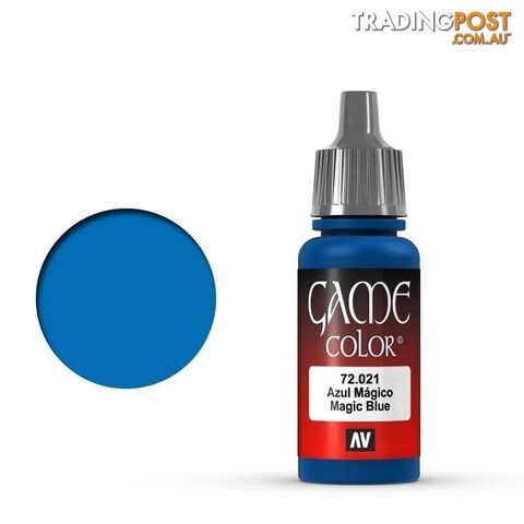 VALLEJO GAME 72021 Color Magic Blue 17ml Acrylic Paint