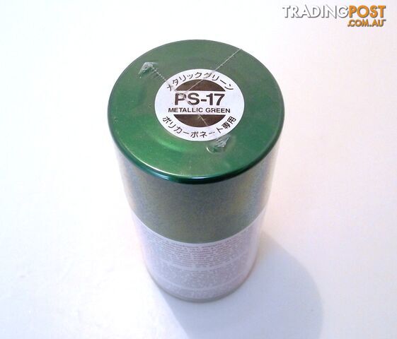 PS-17 TAMIYA POLYCARBONATE SPRAY PAINT METALLIC GREEN - TAMIYA PAINTS &...