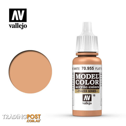 VALLEJO MODEL COLOR FLAT FLESH 17ML AV70955 - VALLEJO