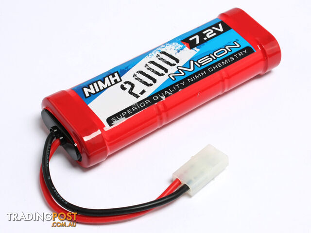 NVISION NVO NIMH 2000MAH 7.2V TAMIYA PLUG - NVISION NVO