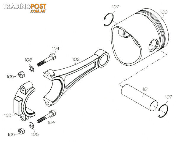 F1408 (YS ENGINE PART) EXHAUST VALVE