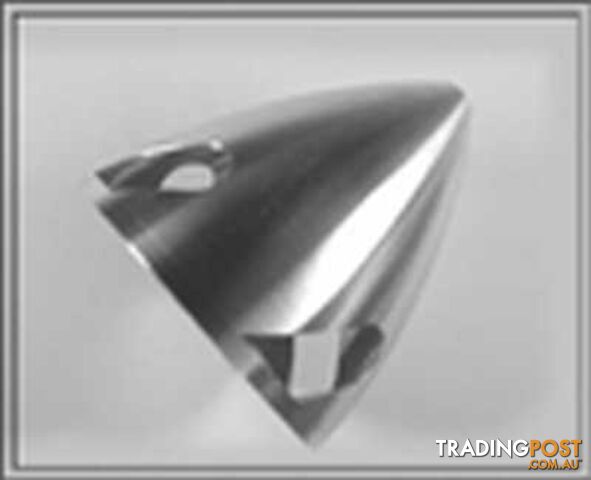 3' STANDARD 4-BLADE TRU TURN ALUMINIUM SPINNER TT3004B 4-BLADE