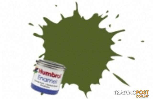 149   HUMBROL ENAMEL PAINT DARK GREEN MATT - HUMBROL