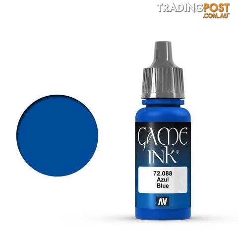 VALLEJO GAME 72088 Color Ink Blue 17ml Acrylic Paint