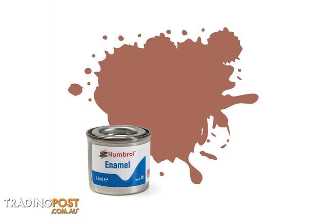 113   HUMBROL ENAMEL PAINT RUST MATT - HUMBROL