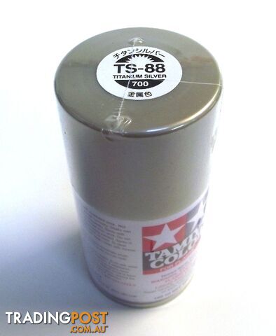 TS-88 TAMIYA ACRYLIC PAINT TITANIUM SILVER - TAMIYA PAINTS & Accessories