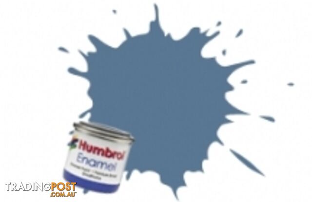 96 HUMBROL ENAMEL PAINT RAF BLUE MATT - HUMBROL